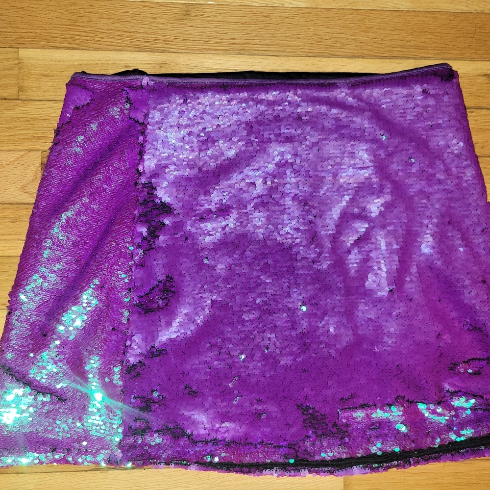 Wild Fable Sparkling Purple Mini Skirt